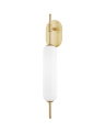 Miley vegglampe antikk messing
