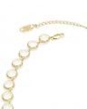 Victoria necklace white linen