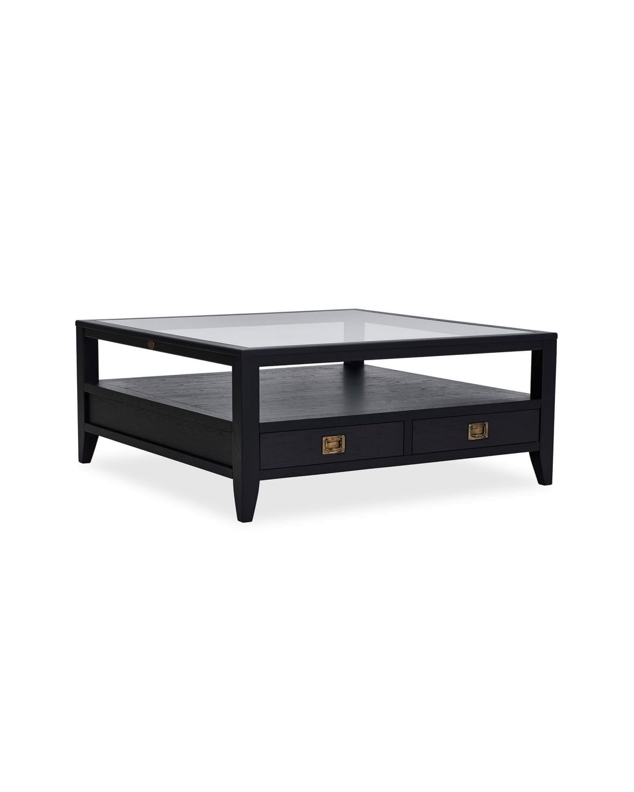 Martino soffbord glasskiva iconic black