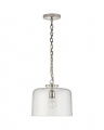 Katie Dome Pendant Polished Nickel