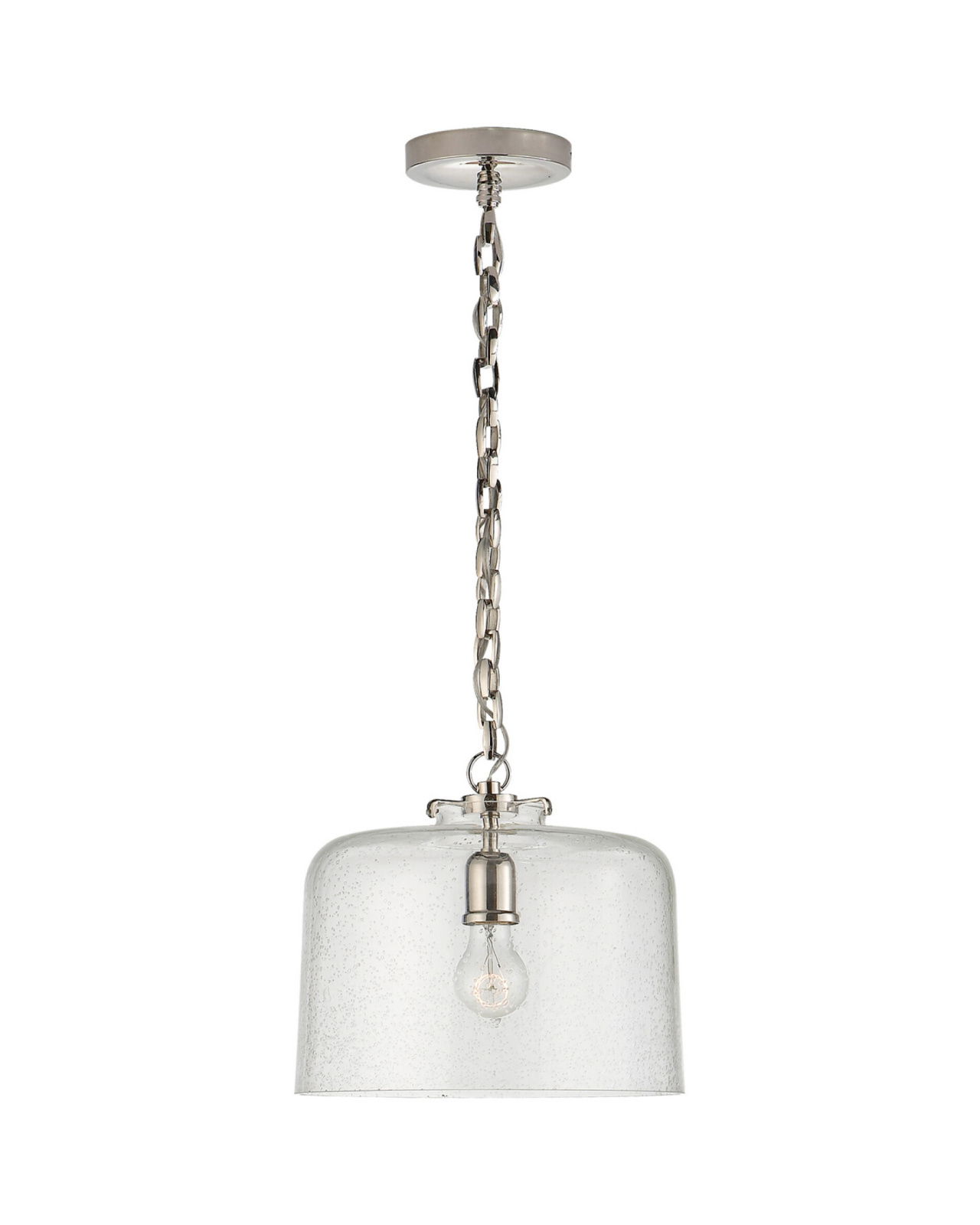 Katie Dome Pendant Polished Nickel