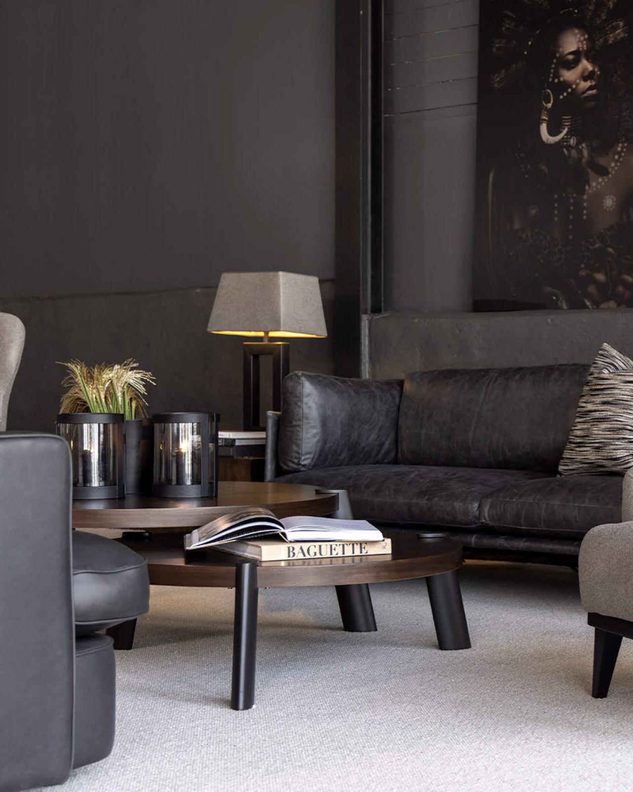 Landon soffbord valnöt