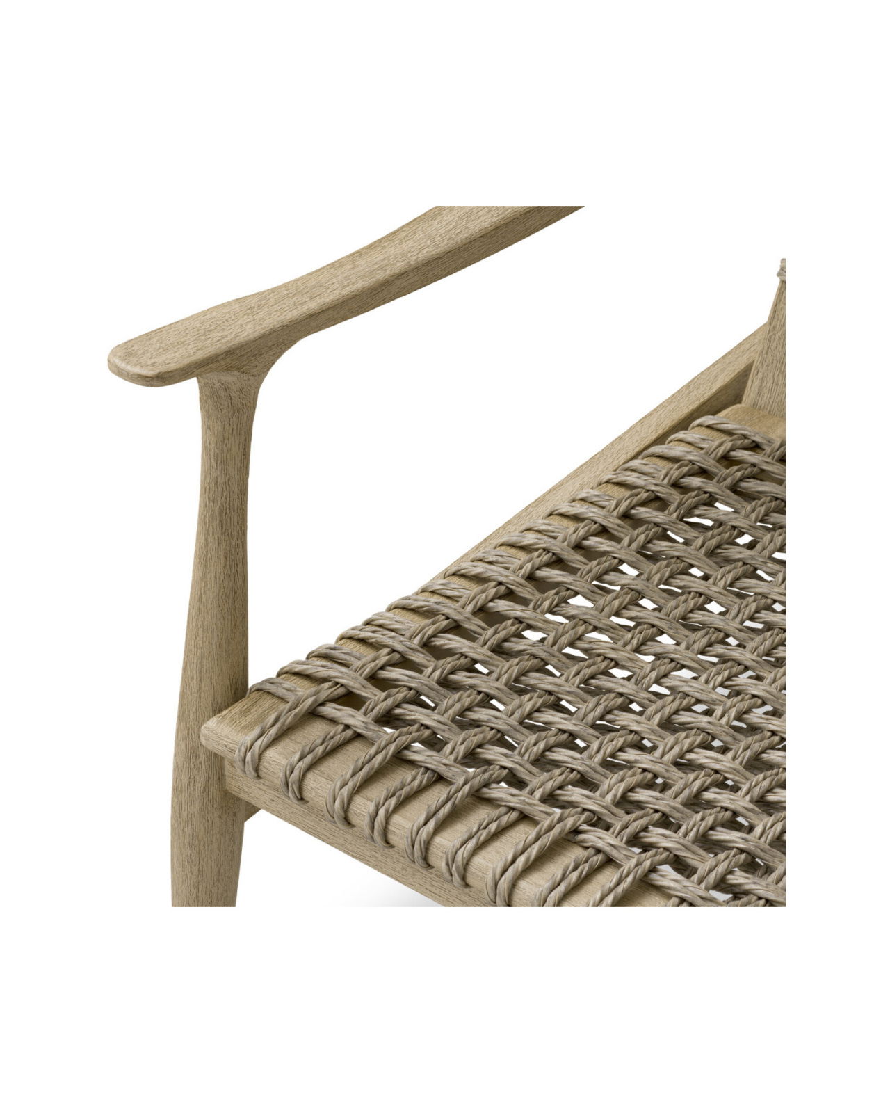 Manzo sofa greige rope