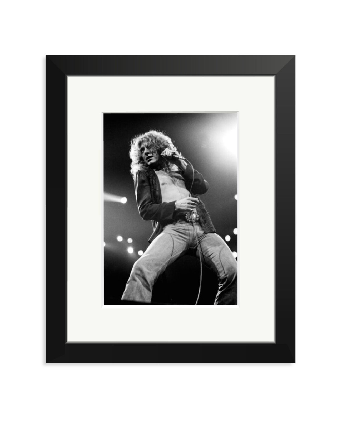 Robert Plant of Led Zeppelin 1977 Black / Small