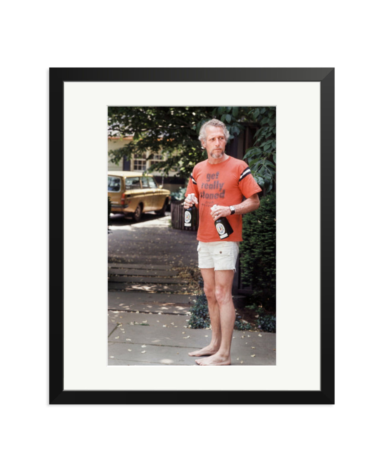 Paul Newman at His Home Black / Large