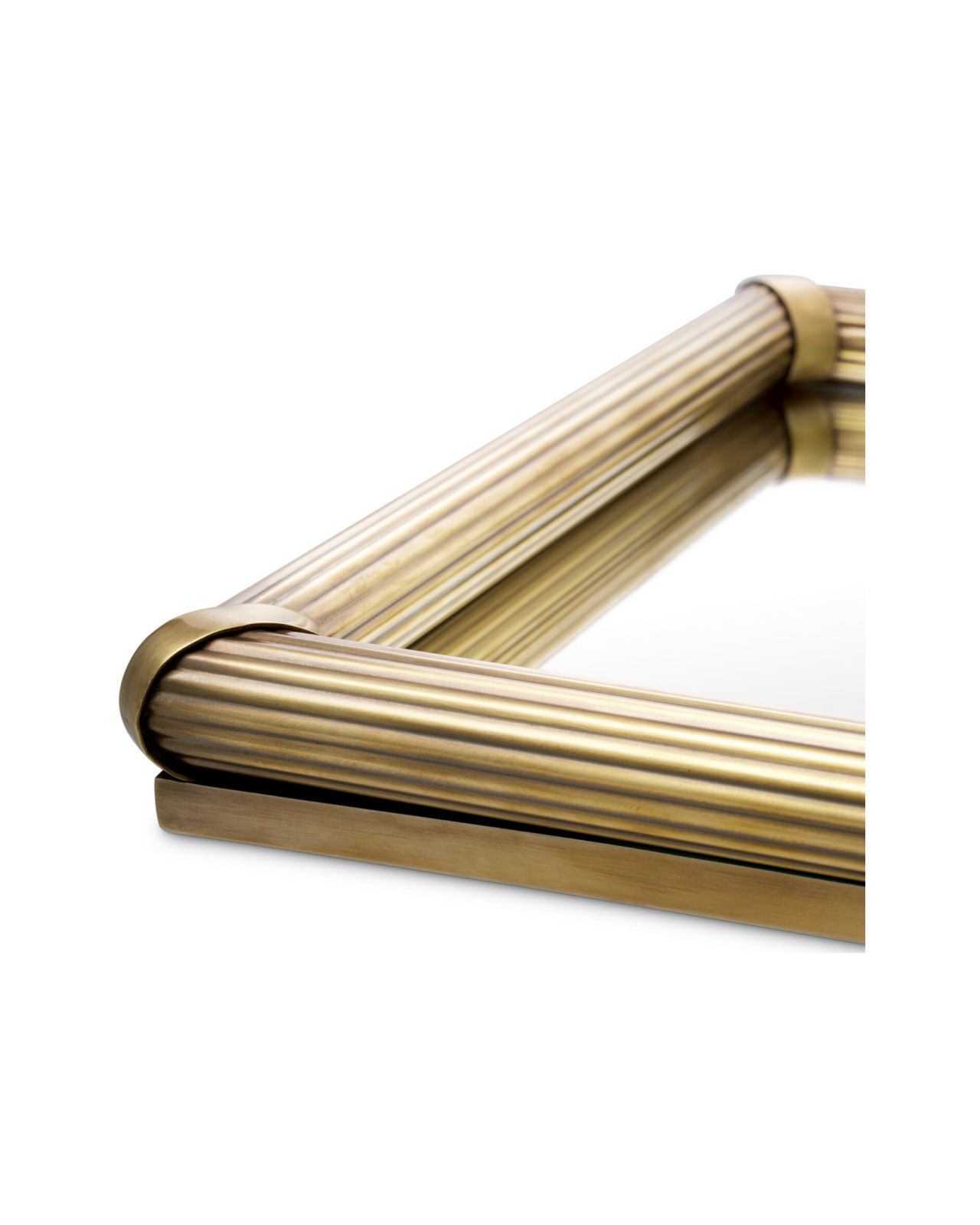 Lenora Tray Vintage Brass