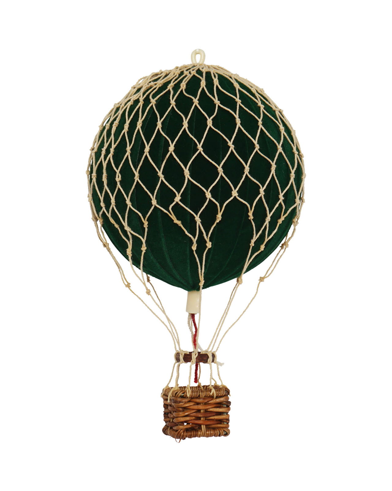 Floating The Skies Hot Air Balloon Velvet Green