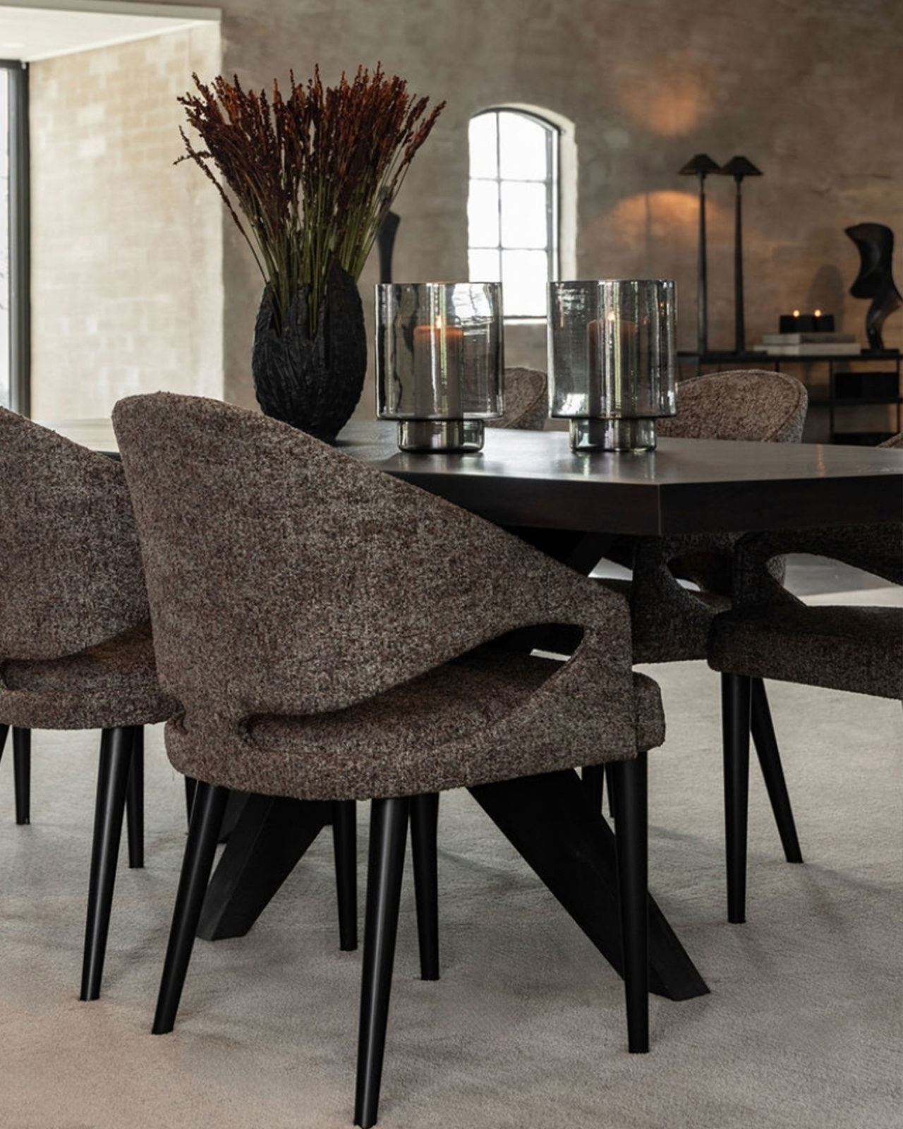 Reef kynttilälyhty smoke grey