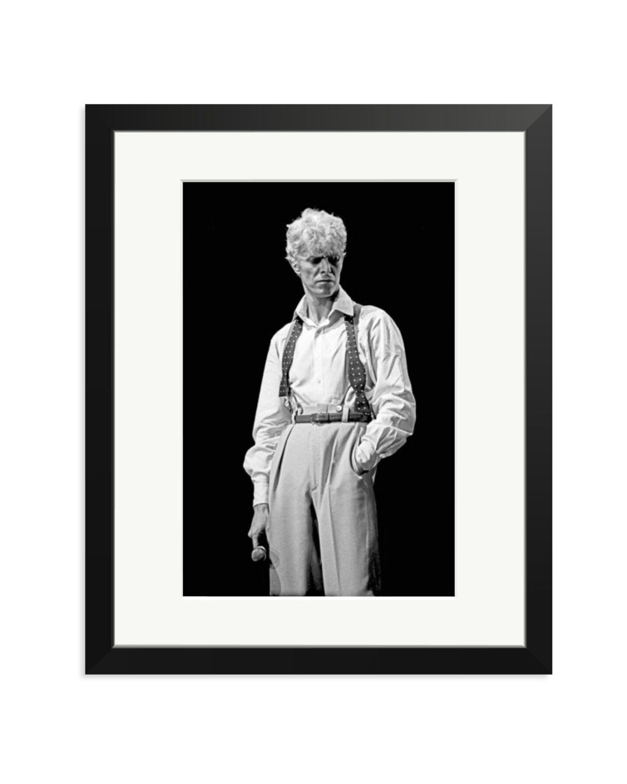 David Bowie 1983 Black and White Black / Medium