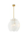 Hibis loftlampe antik messing