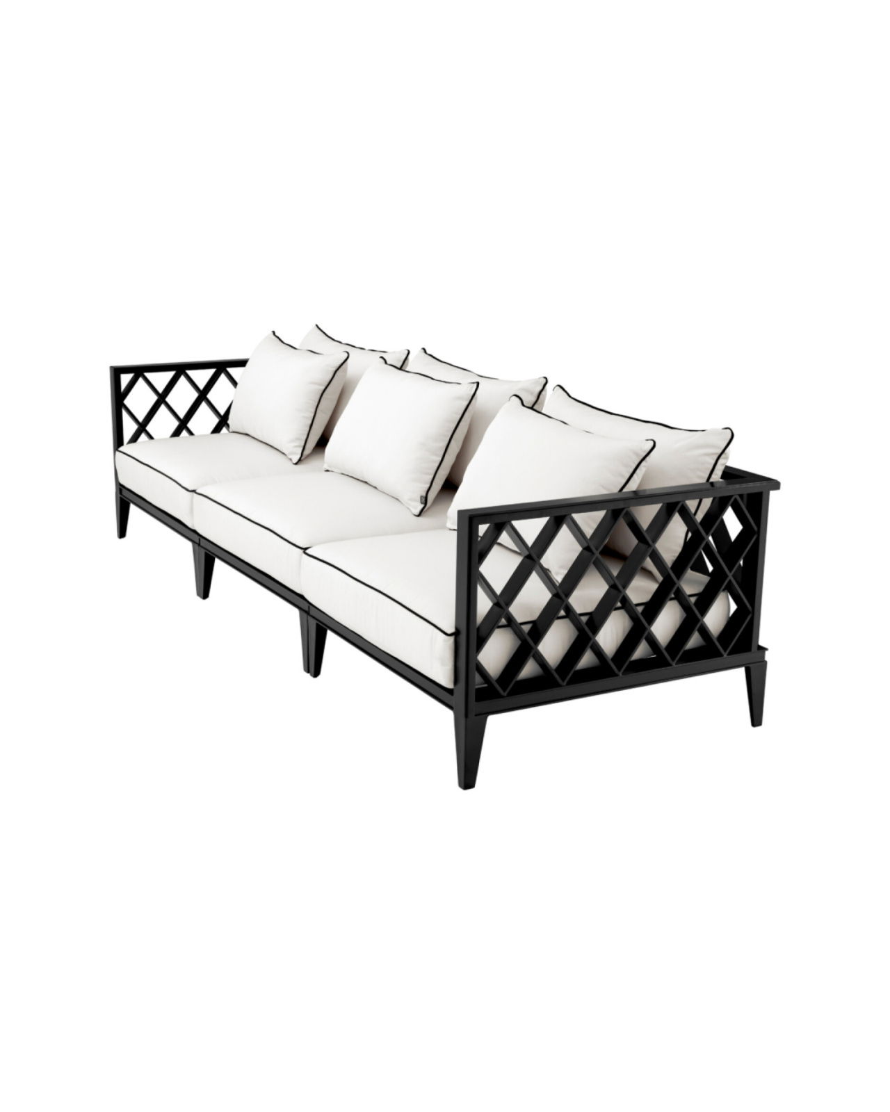 Ocean Club Sofa 3-seater Black