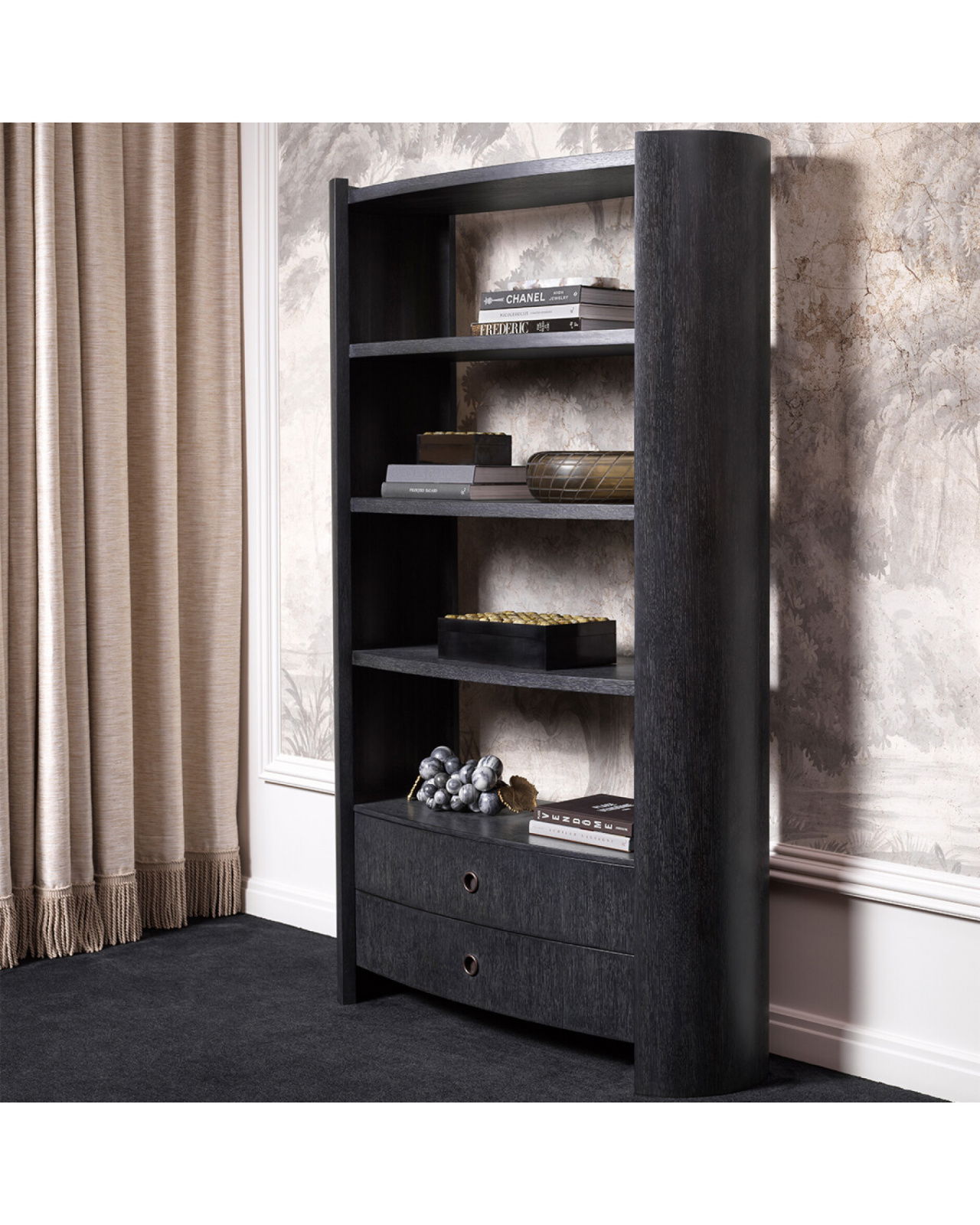 Splendora Cabinet charcoal grey