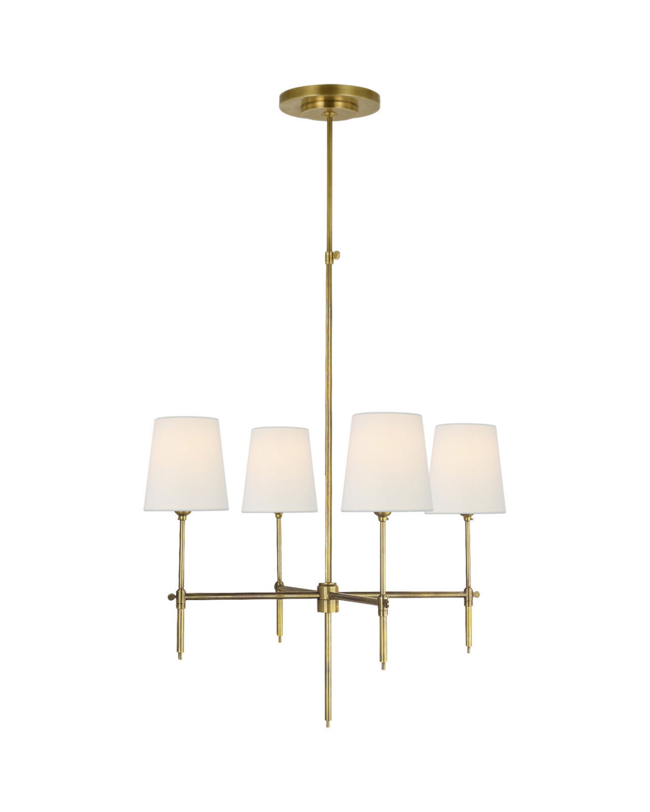 Bryant Small Chandelier Antique Brass