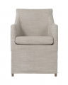 Avignon Dining Chair Sophie linen (long) Pearl Grey