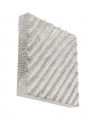 Division Diagonal Wall Decoration White