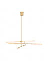 Klee 6-Light Chandelier Natural Brass