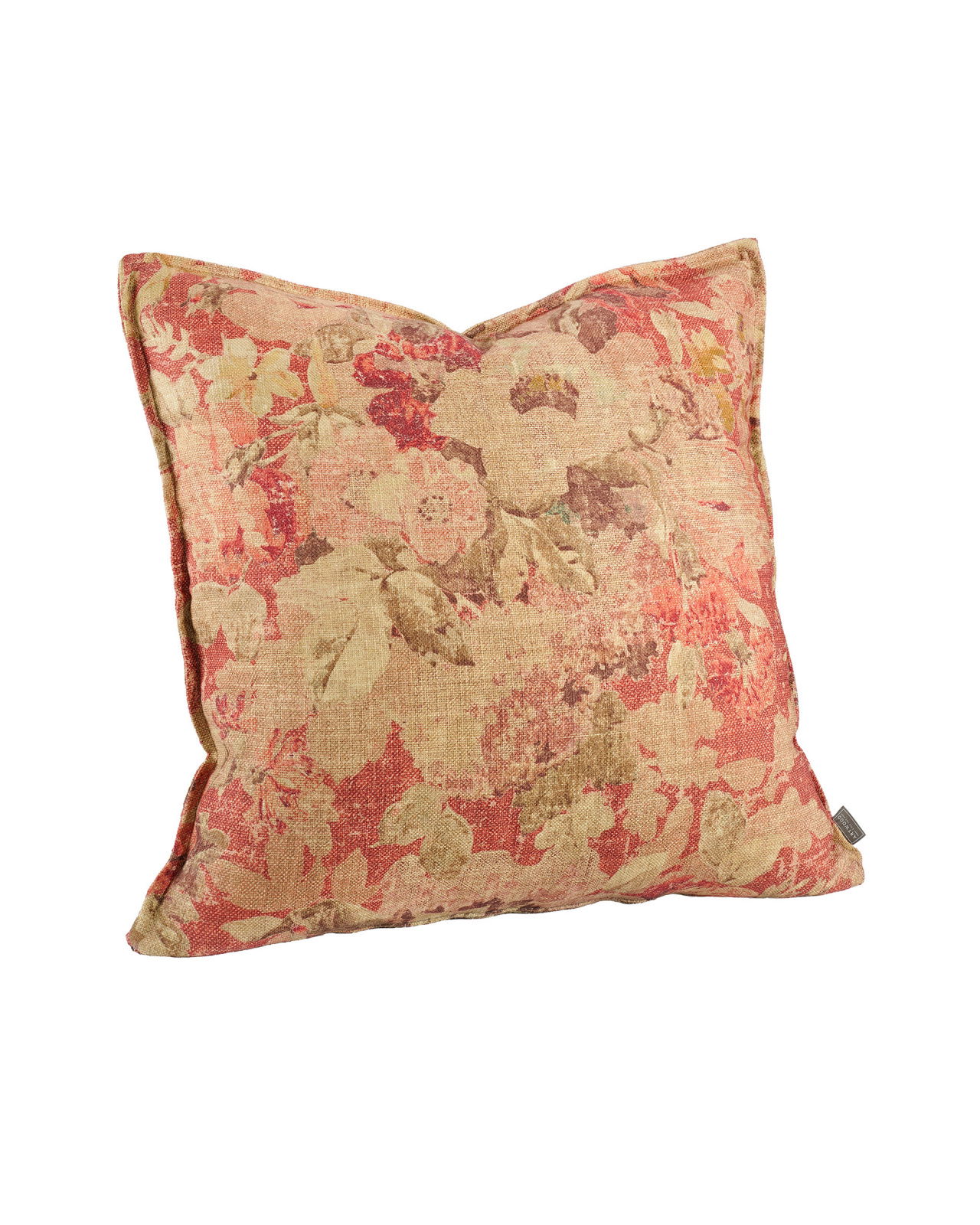 Rosewood Flower Cushion Cover Rouge