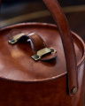 Kensington ice bucket leather