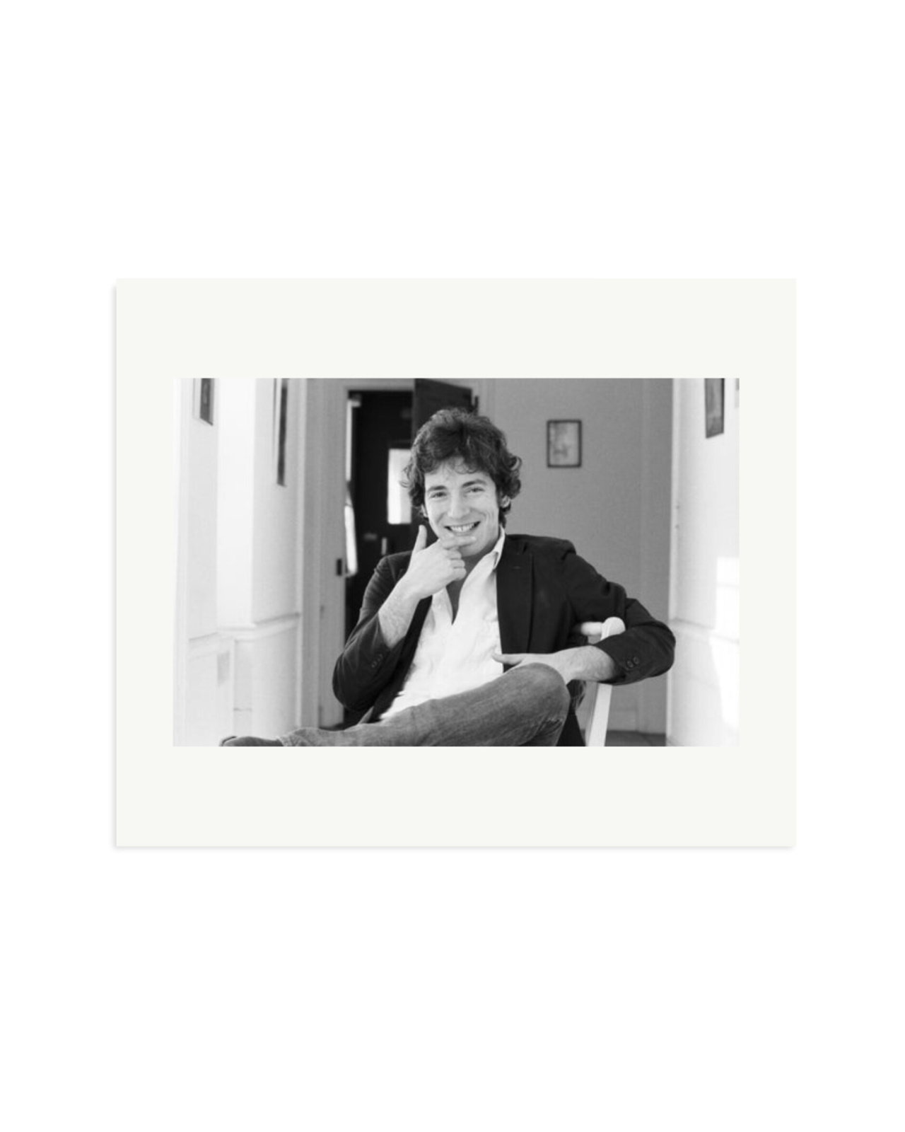 Bruce Springsteen at Home Print Only / Large