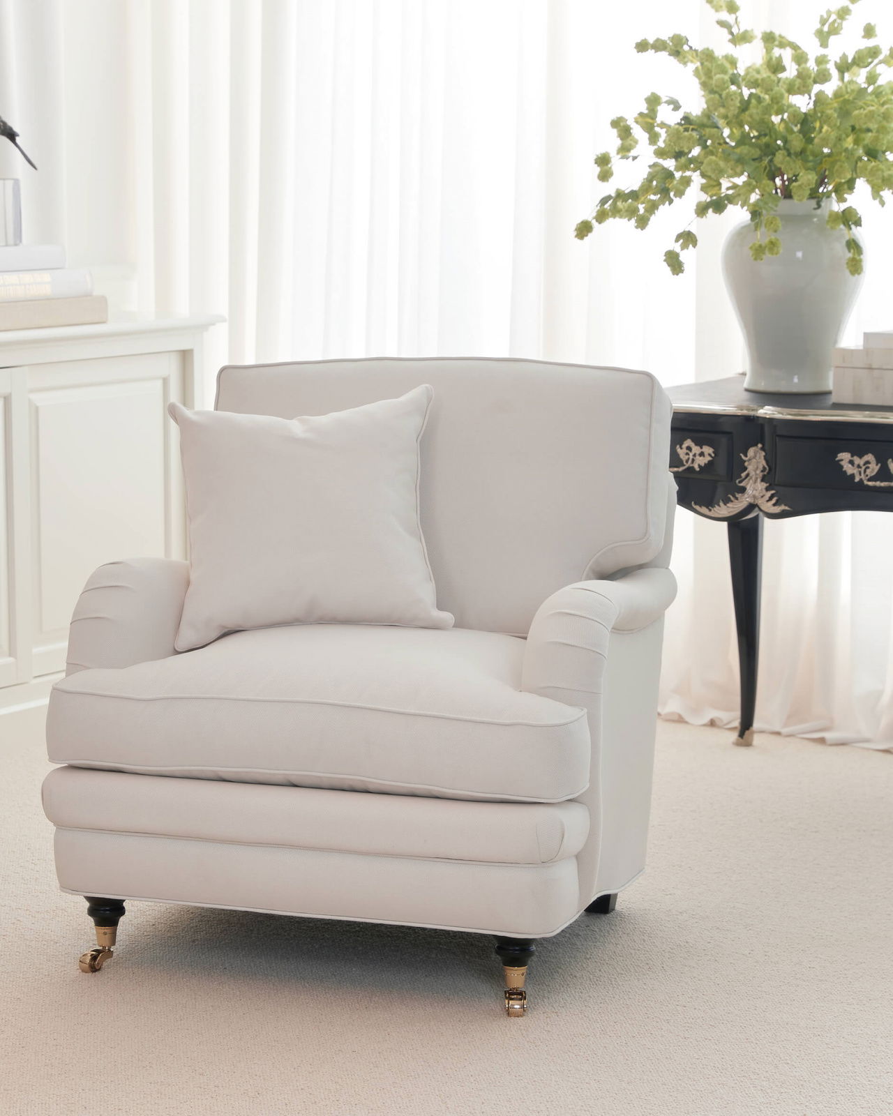 Howard Heritage fåtölj off-white