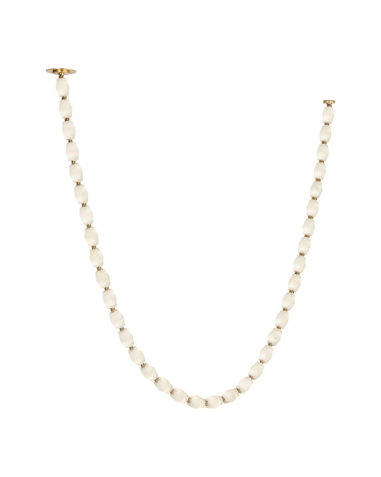 Collier Alabaster 108 Chandelier Antique Brass 2700K