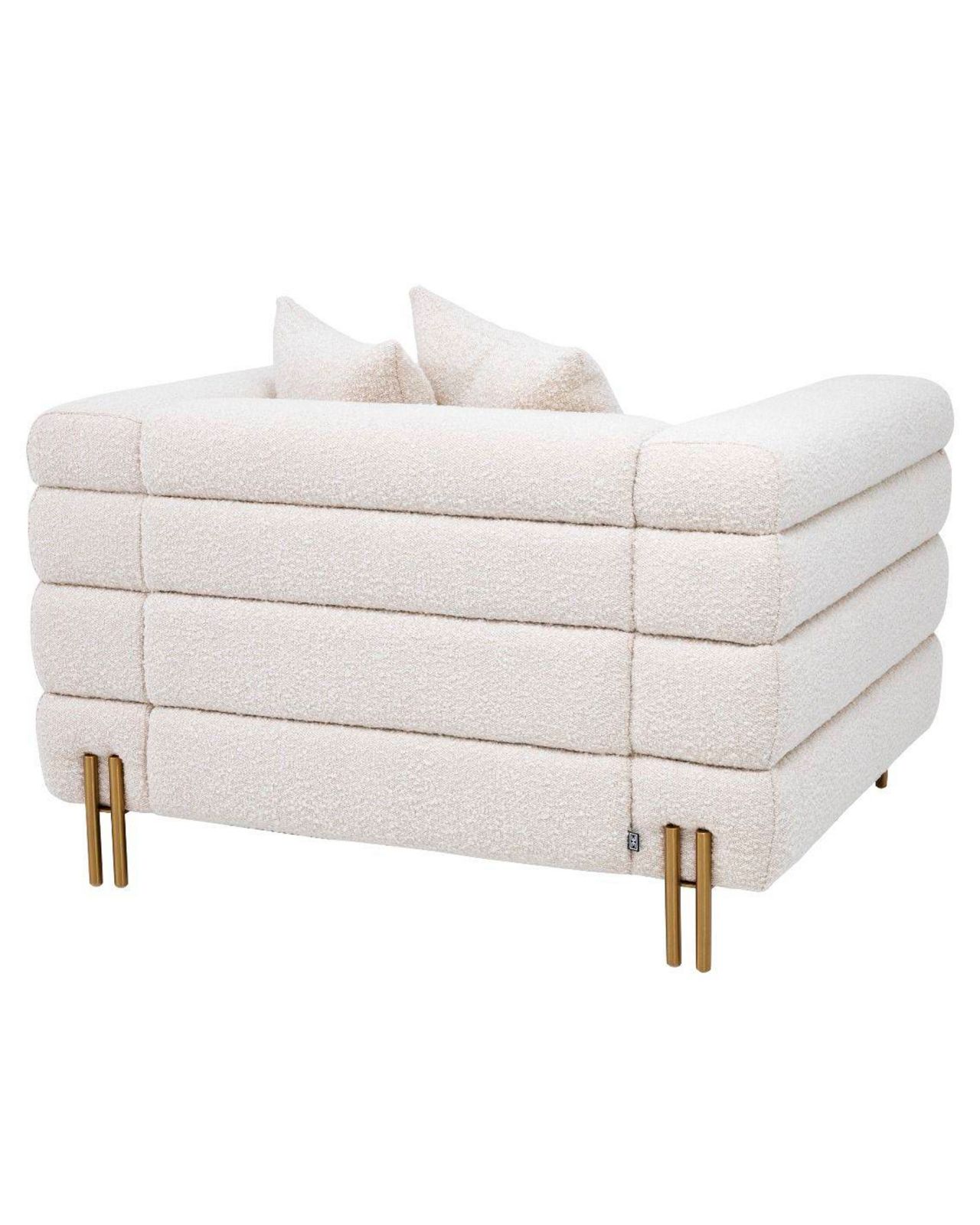 York fåtölj bouclé cream