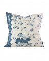 Elyria Floral Batik kuddfodral blå / vit