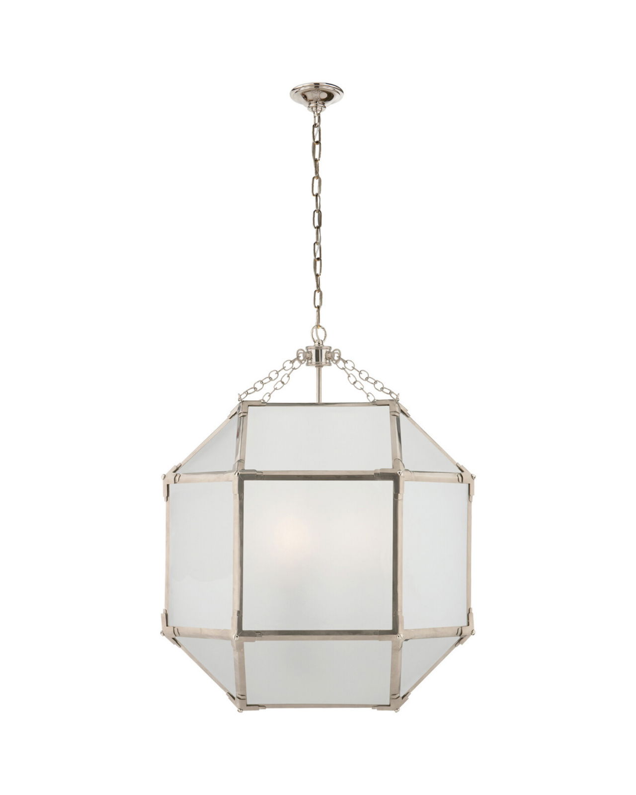 Medium Morris Lantern Polished Nickel