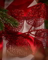 Dorothy takje kerstdecoratie rood 10-pack