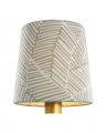 Schumacher 5" Taupe Abstract Leaf Empire Shade