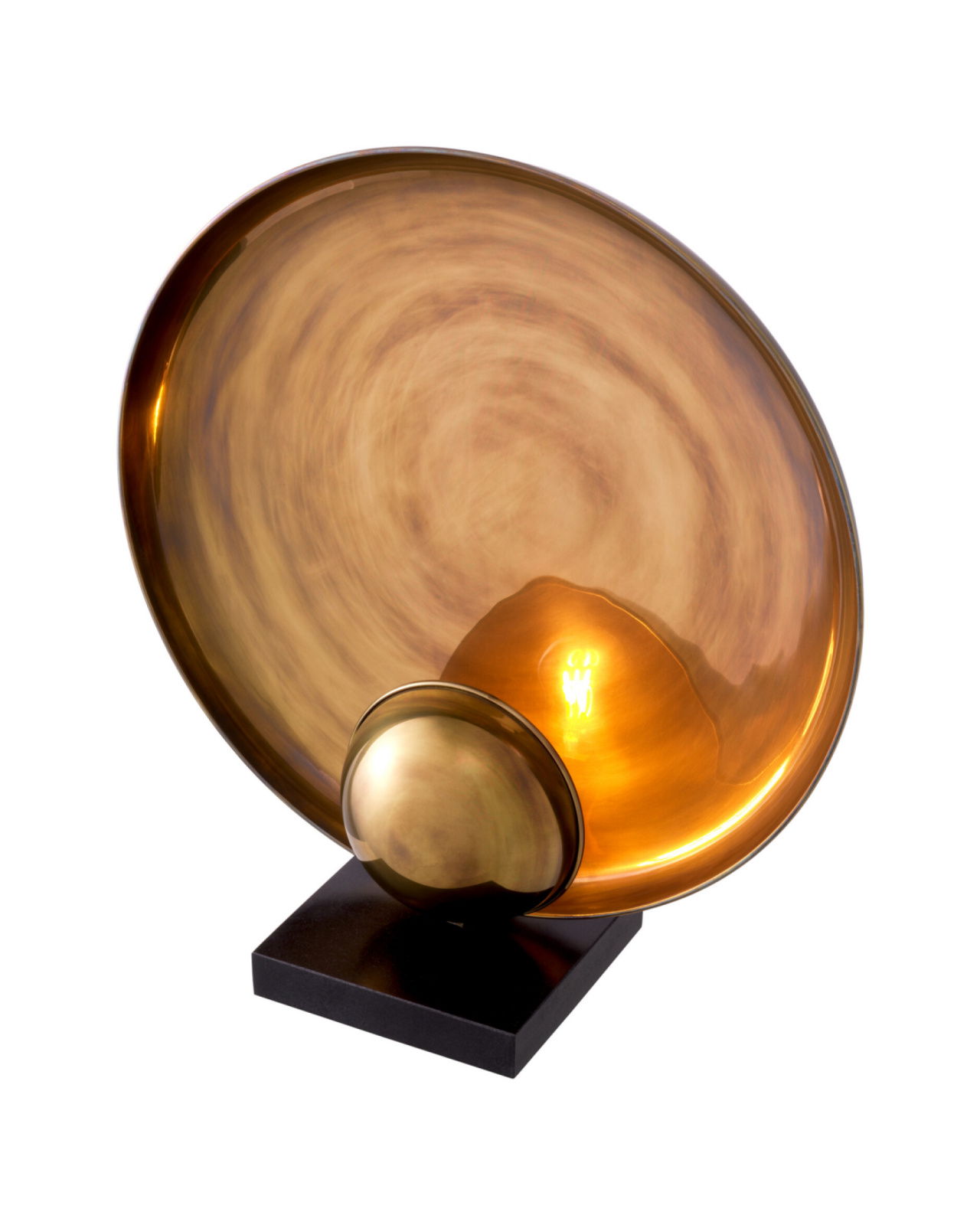 Odessa bordslampa antik mässing