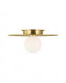 Nodes Medium Flush Mount Brass