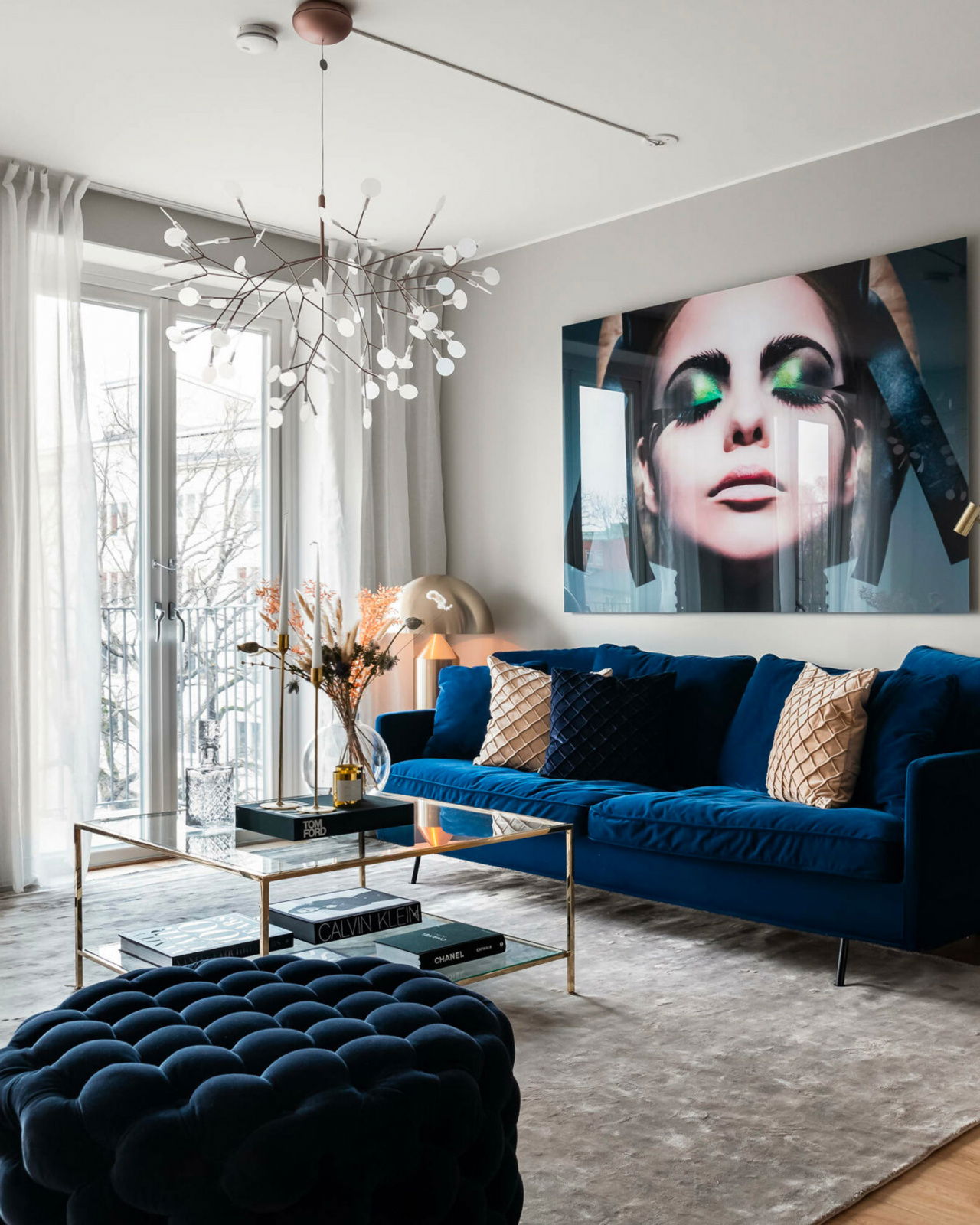 Big Square soffbord mässing