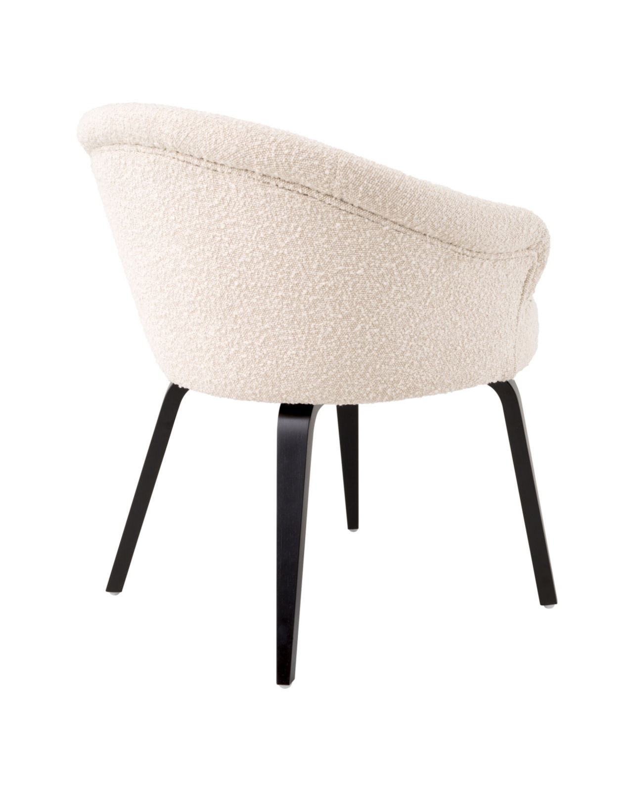 Moretti matstol bouclé cream