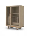 Connaught Bar Cabinet Washed Oak