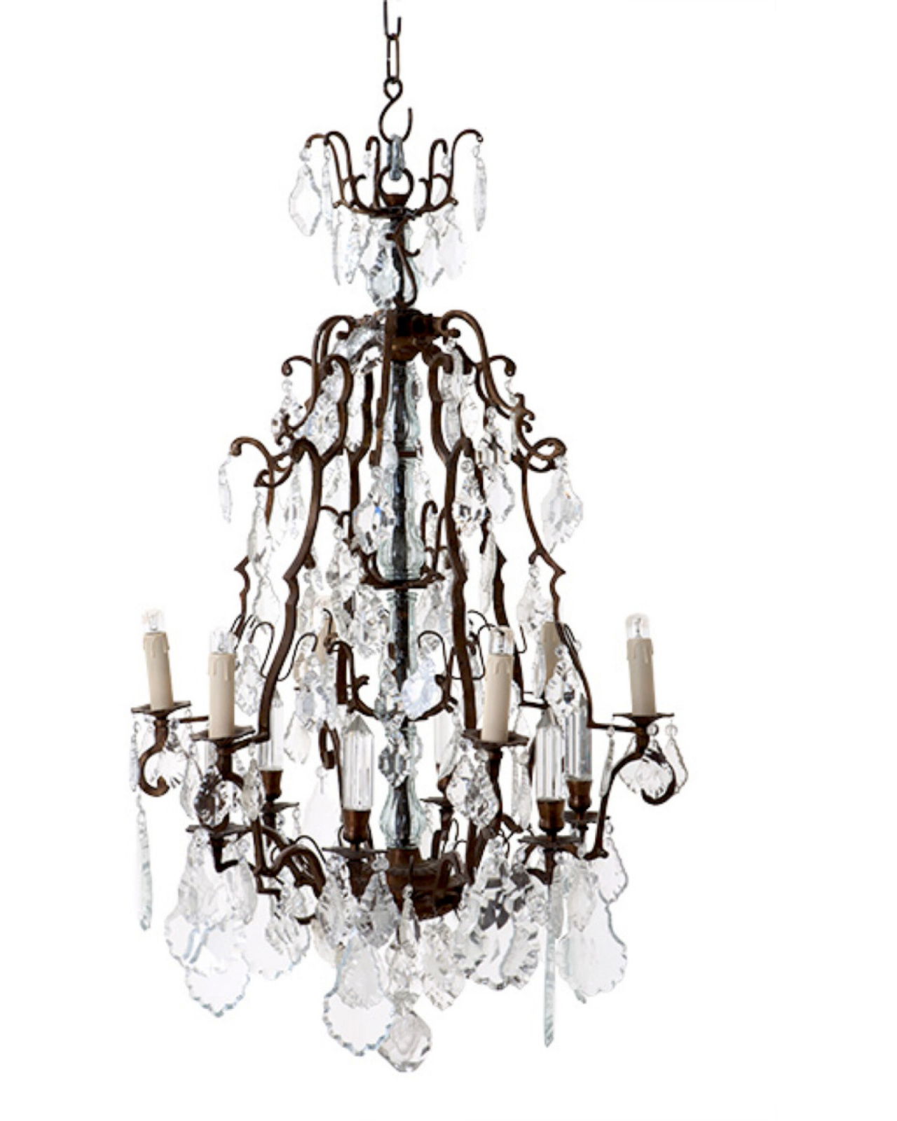 Luster Château de Wideville kristallkrona