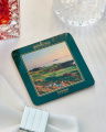 Clubhouse Coasters Green 6-pack