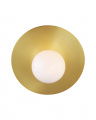 Nodes Large Angled Sconce Brass