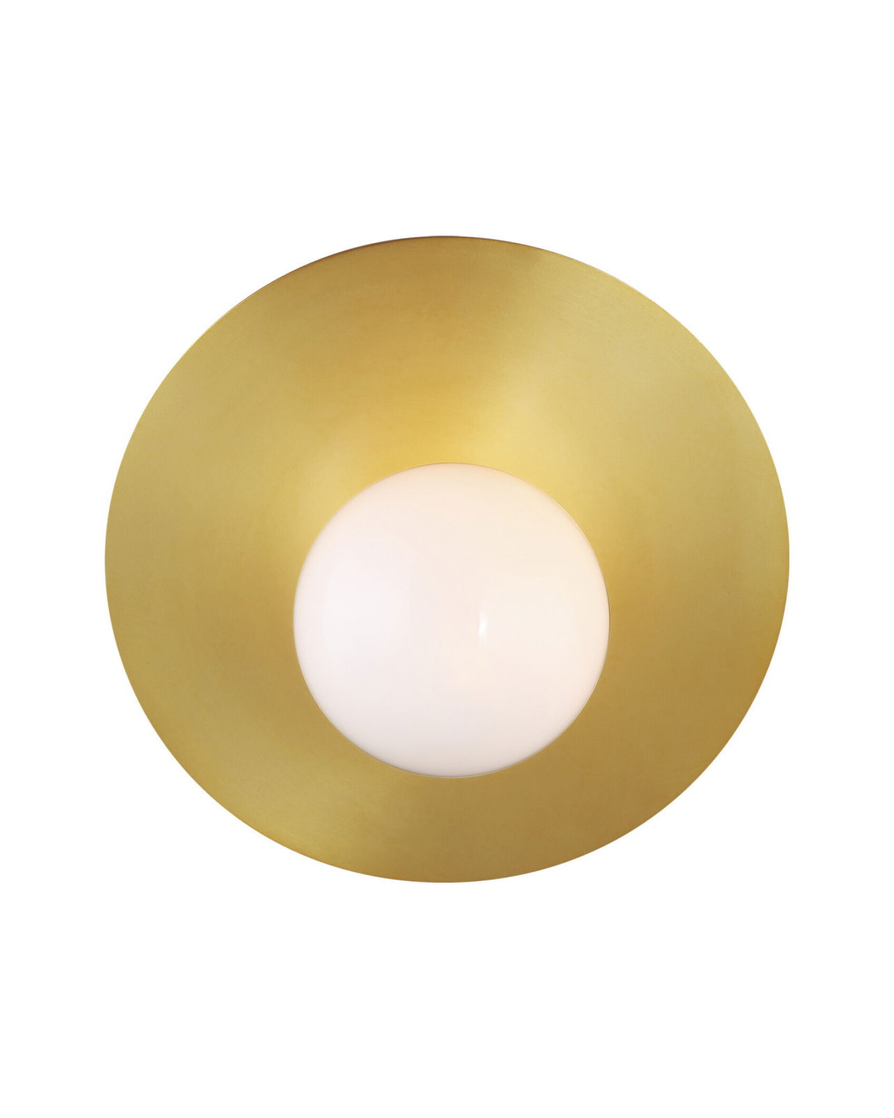 Nodes Large Angled Sconce Brass