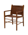 Arius armchair, brown