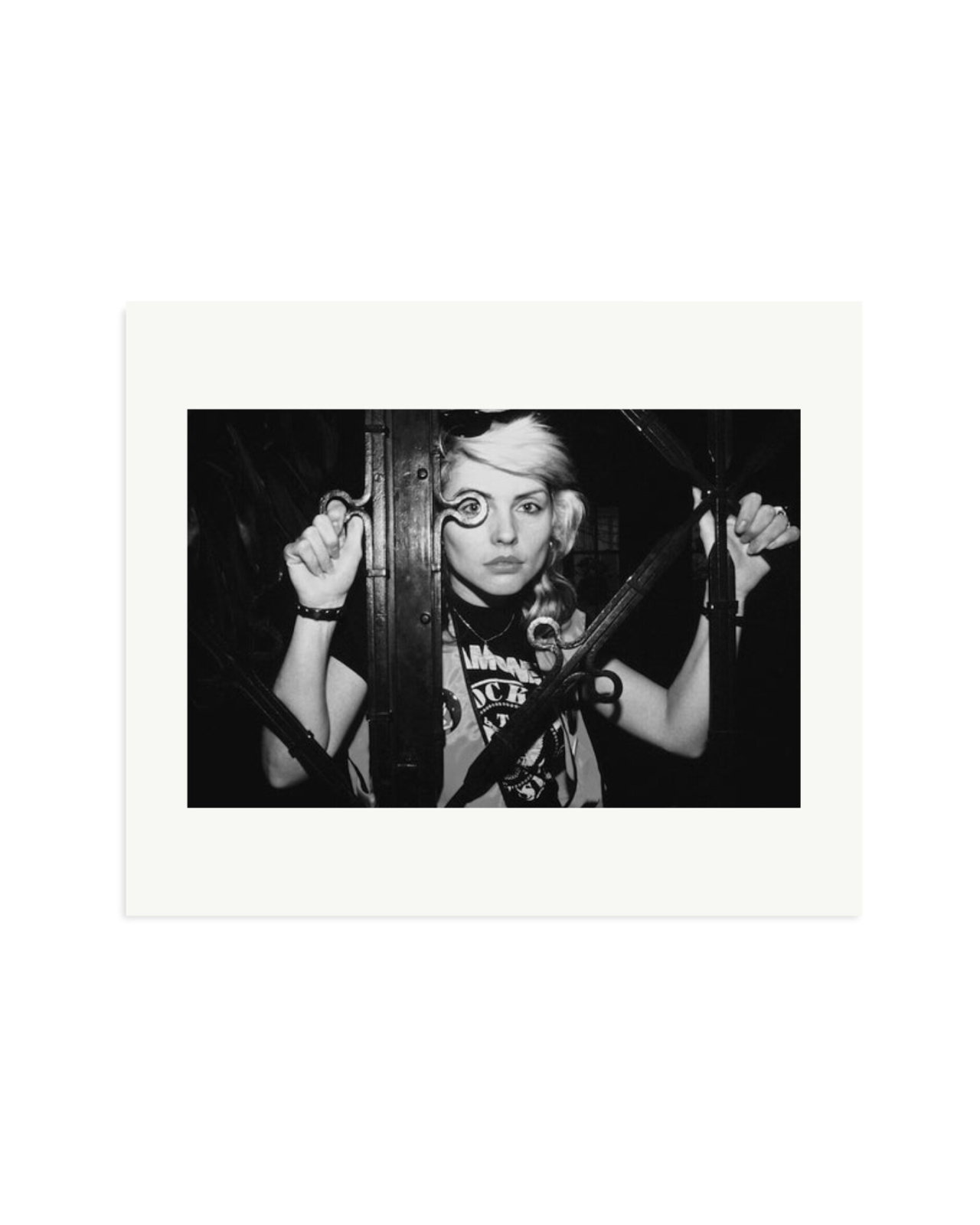 Debbie Harry of Blondie Black & White Print Only / Large