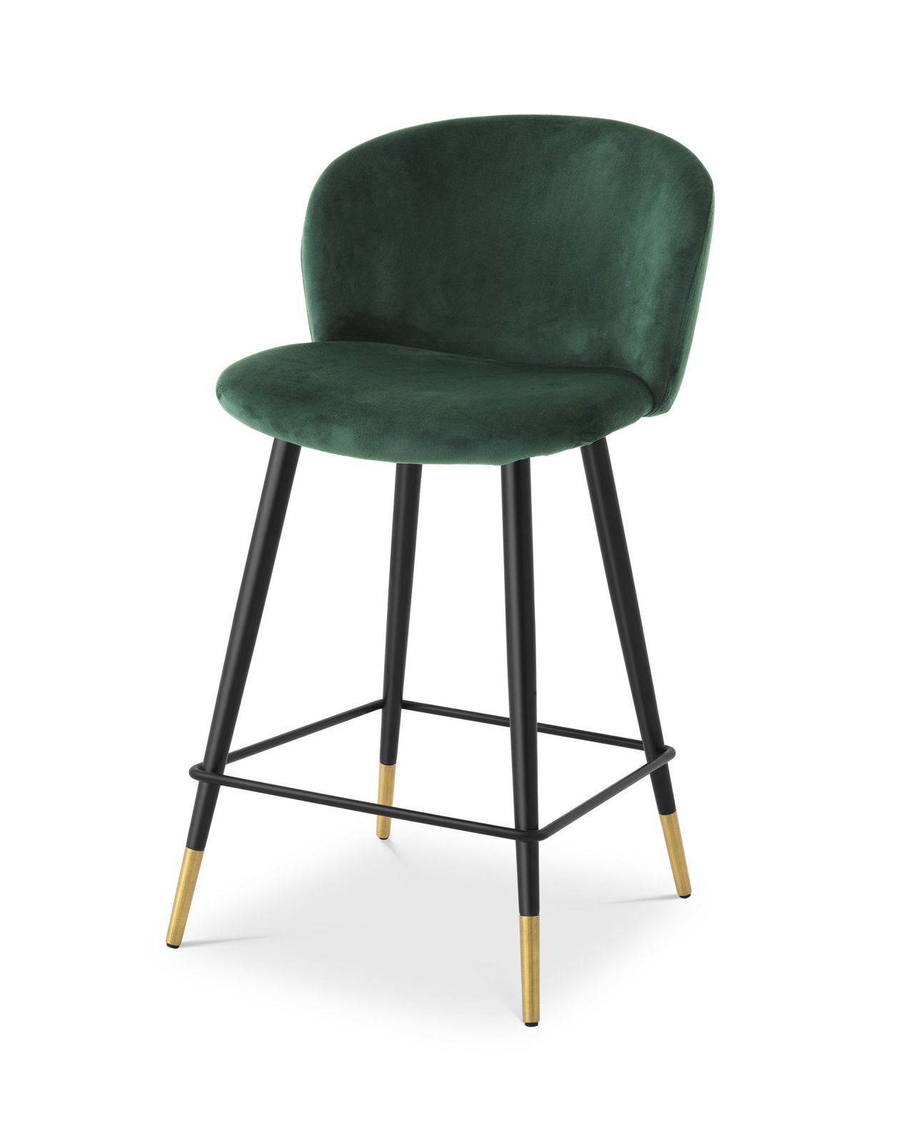 Volante barstol roche dark green velvet