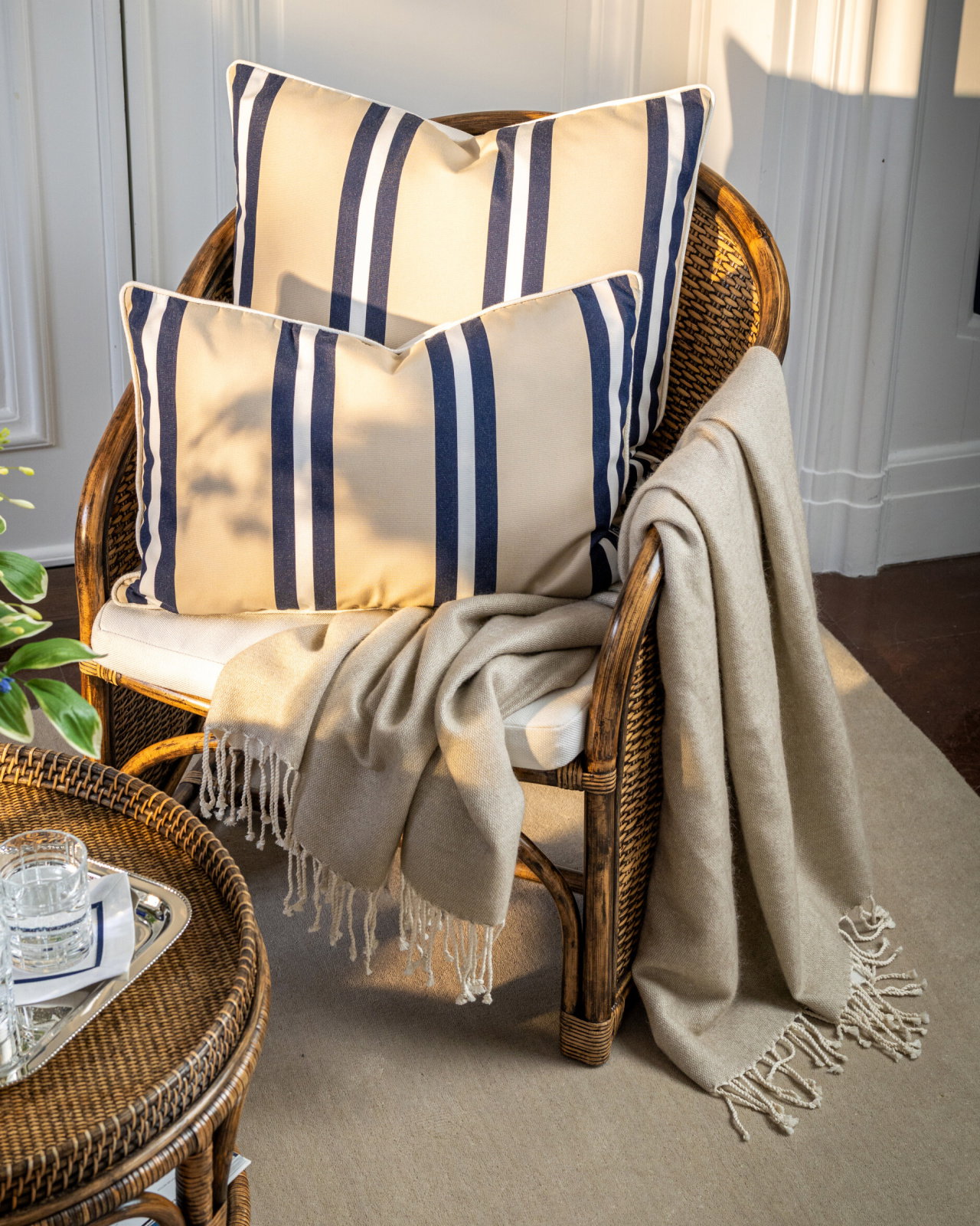 Pavona pledd sand