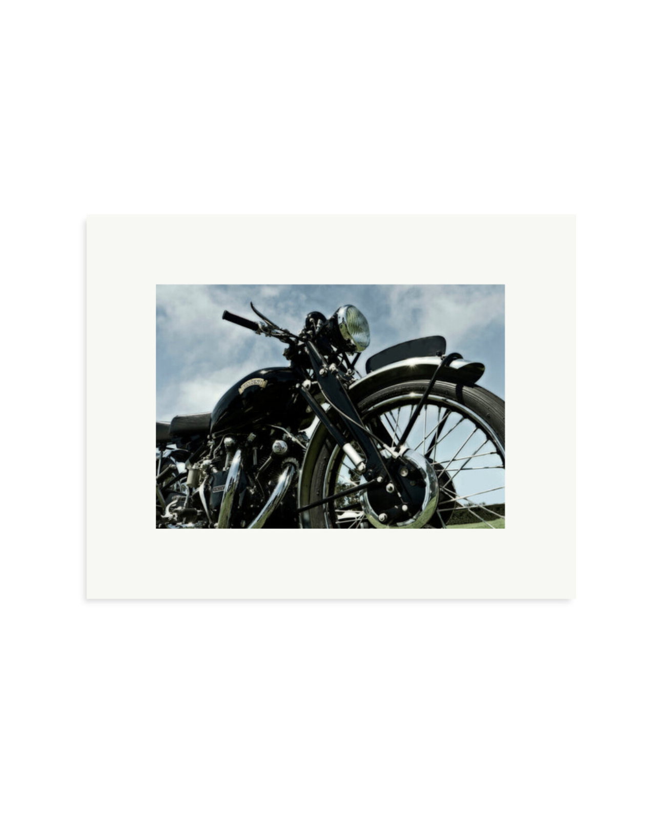Vincent Black Shadow Print Only / Small