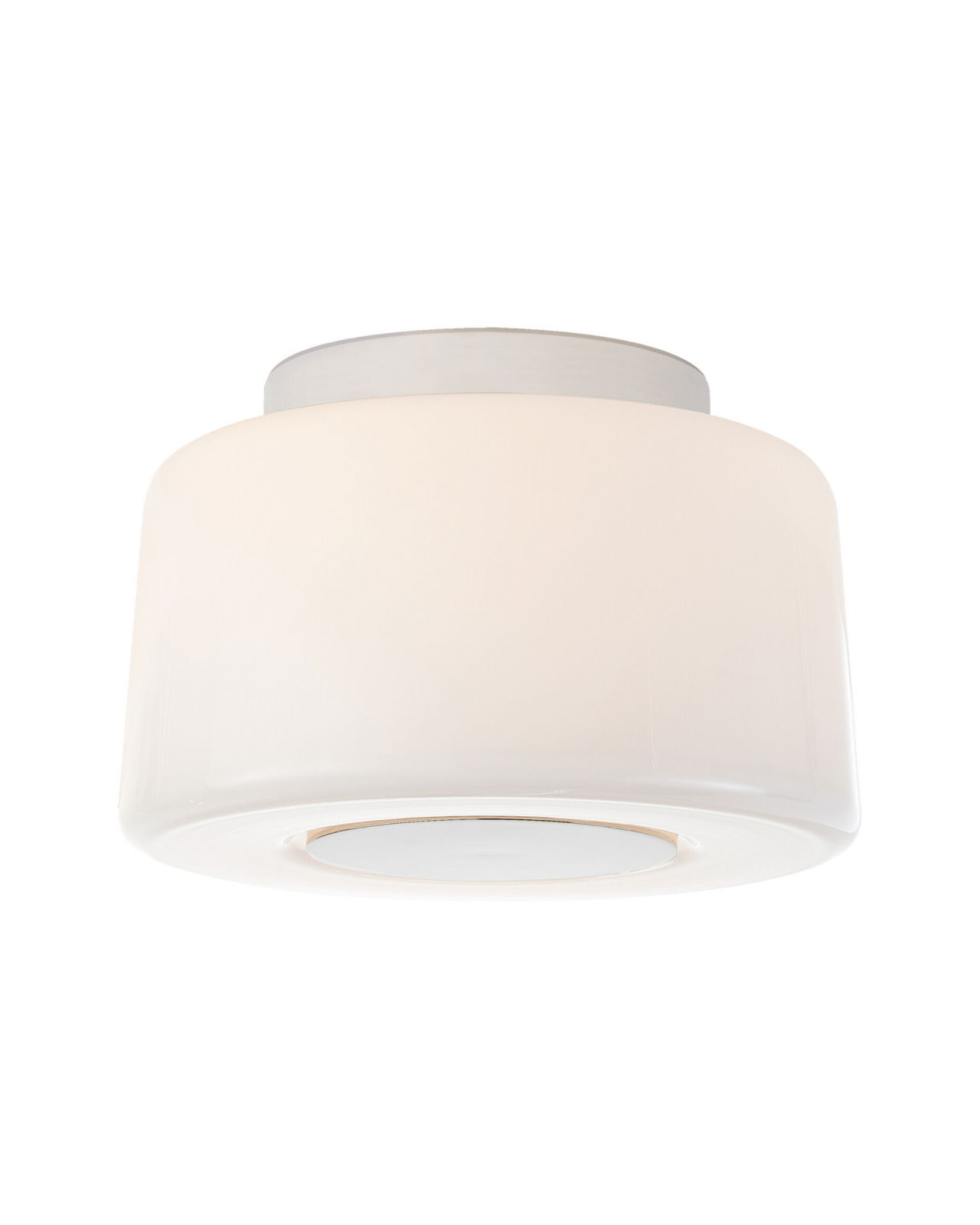 Acme Small Flush Mount Polished Nickel
