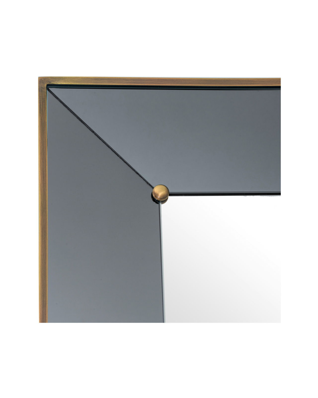 Bellana peili antiikkinen messinki