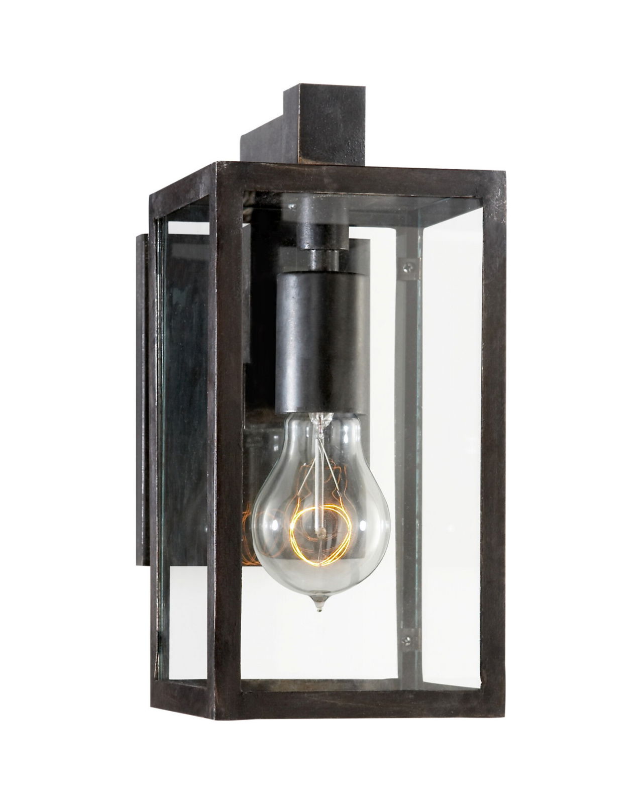 Fresno Framed Short Sconce Black