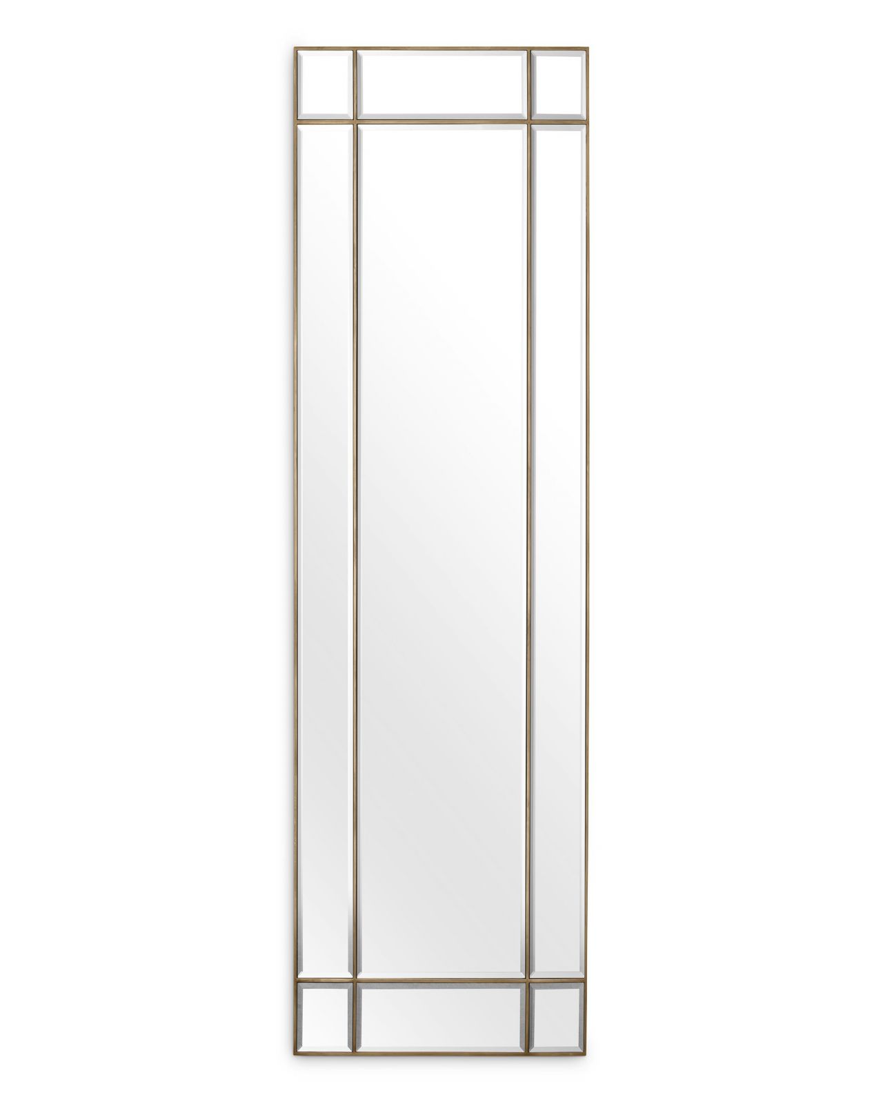 Beaumont Mirror Rectangular Brass