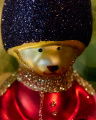 Teddy royal guard kerstboomdecoratie goud