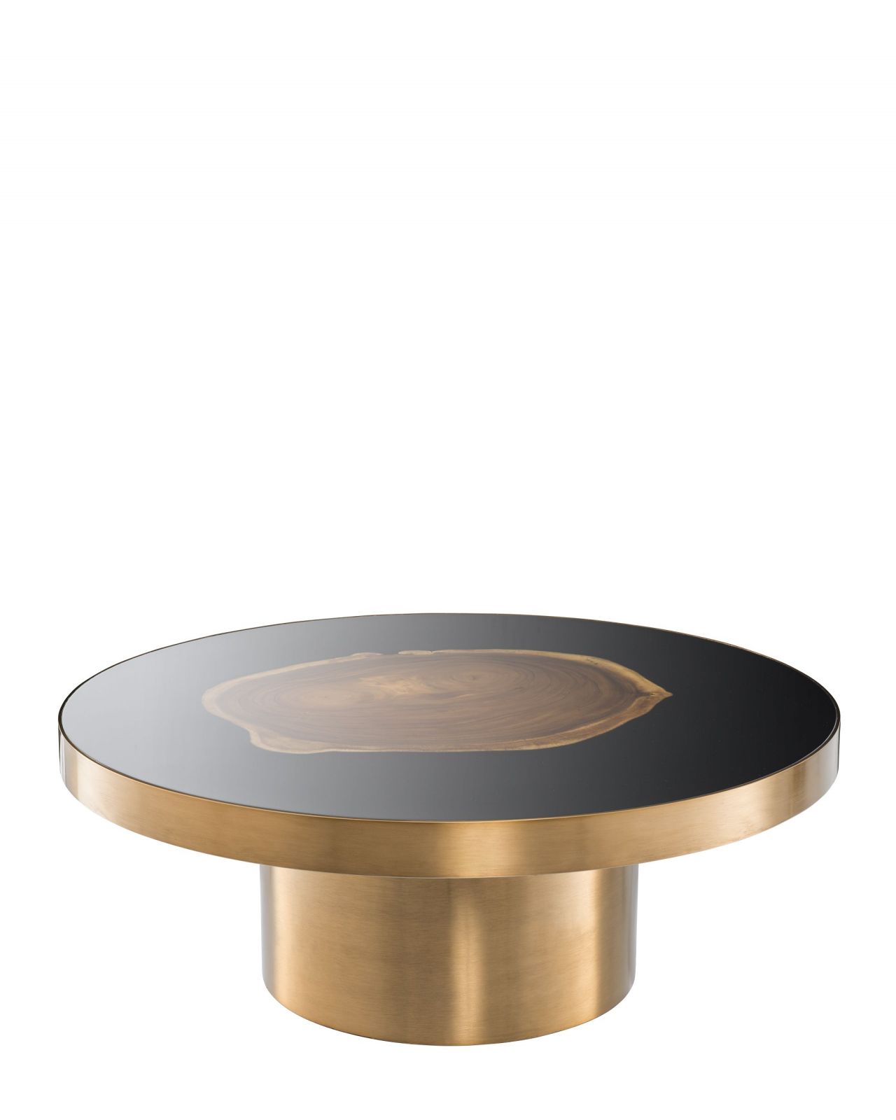 Concord coffee table brushed brass